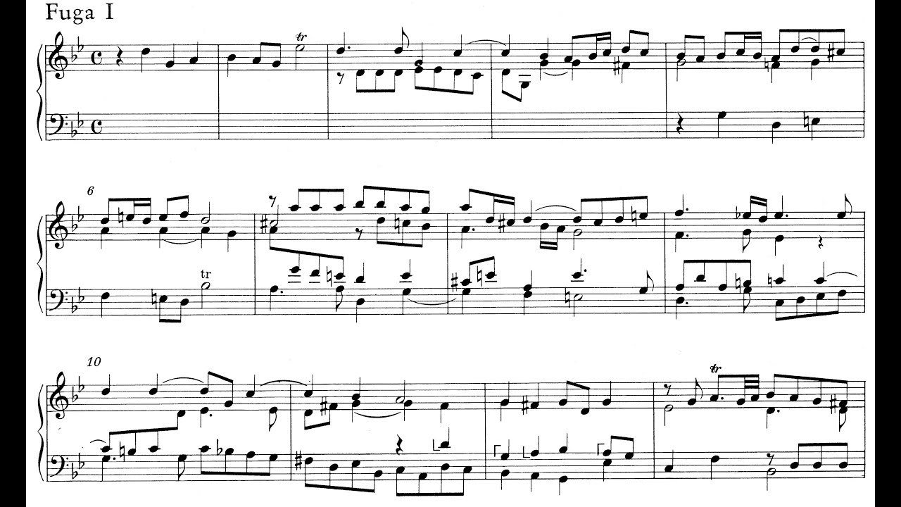 6 Fugues HWV 605 - 610 By George Frideric Handel (with Score)