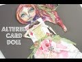 DIY Art Paper Doll Merida | Mixed Media Brave Art - #LoveSummerArt