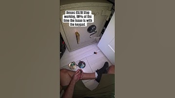 Amsec ESL10 Stop working, 98% of the time the issue is with the keypad. #newkeyboard #jewelry #safe