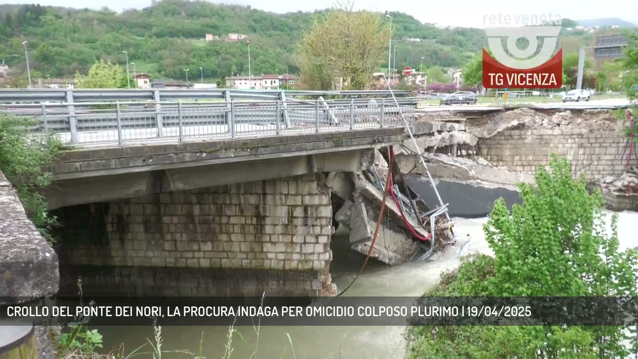 CROLLO DEL PONTE DEI NORI, LA PROCURA INDAGA PER OMICIDIO COLPOSO PLURIMO | 19/04/2025