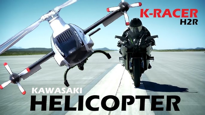Delivery of goods by huge drones K Racer X1 Kawasaki - YouTube