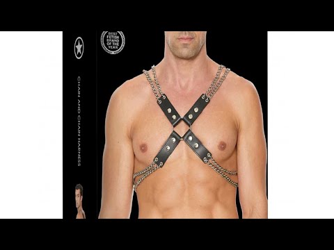 7423522517598 Мужская сбруя (портупея) Chain And Chain Harness / Ouch Harness Men Chain Chain Os