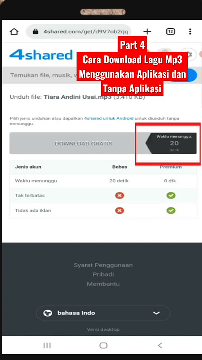 Part 5 ll CARA DOWNOAD LAGU MP3 MENGGUNAKAN APLIKASI DNA TANPA APLIKASI ll Gak Ribet