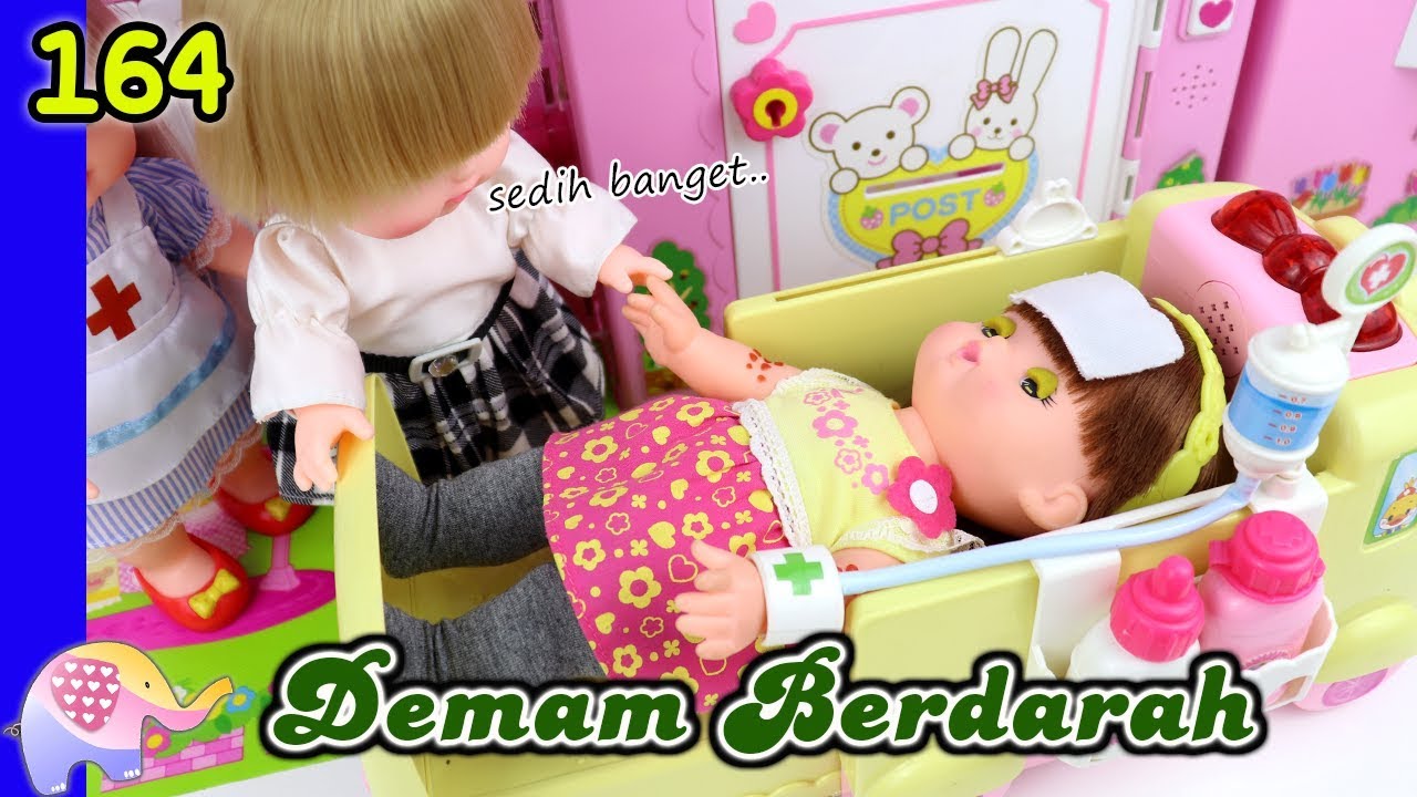 Mainan Boneka Eps 164 Rena  Sakit  Demam Berdarah GoDuplo  