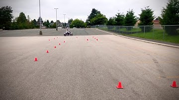 Motorcycle Skills Test BC - Quick Stop Part 4