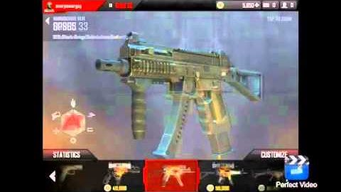 Modern combat 4: Zero hour all weapons (Ipad app)