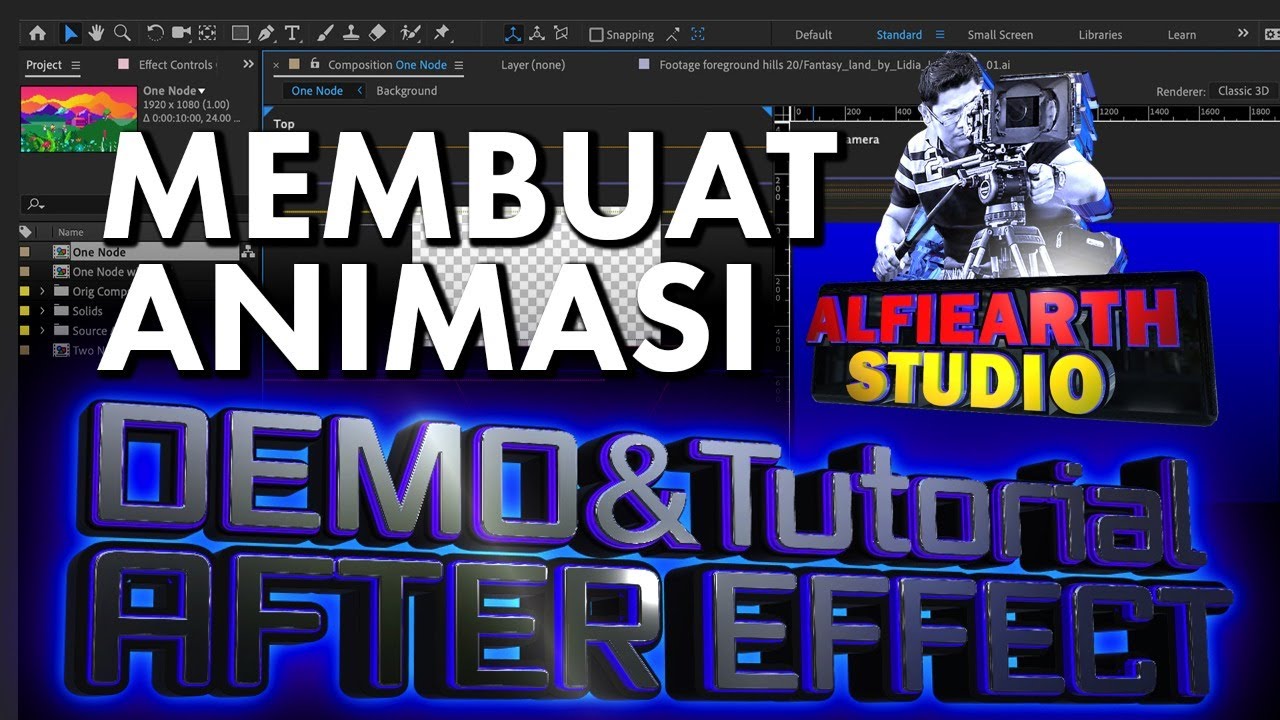 Cara buat animasi di After Effect - YouTube