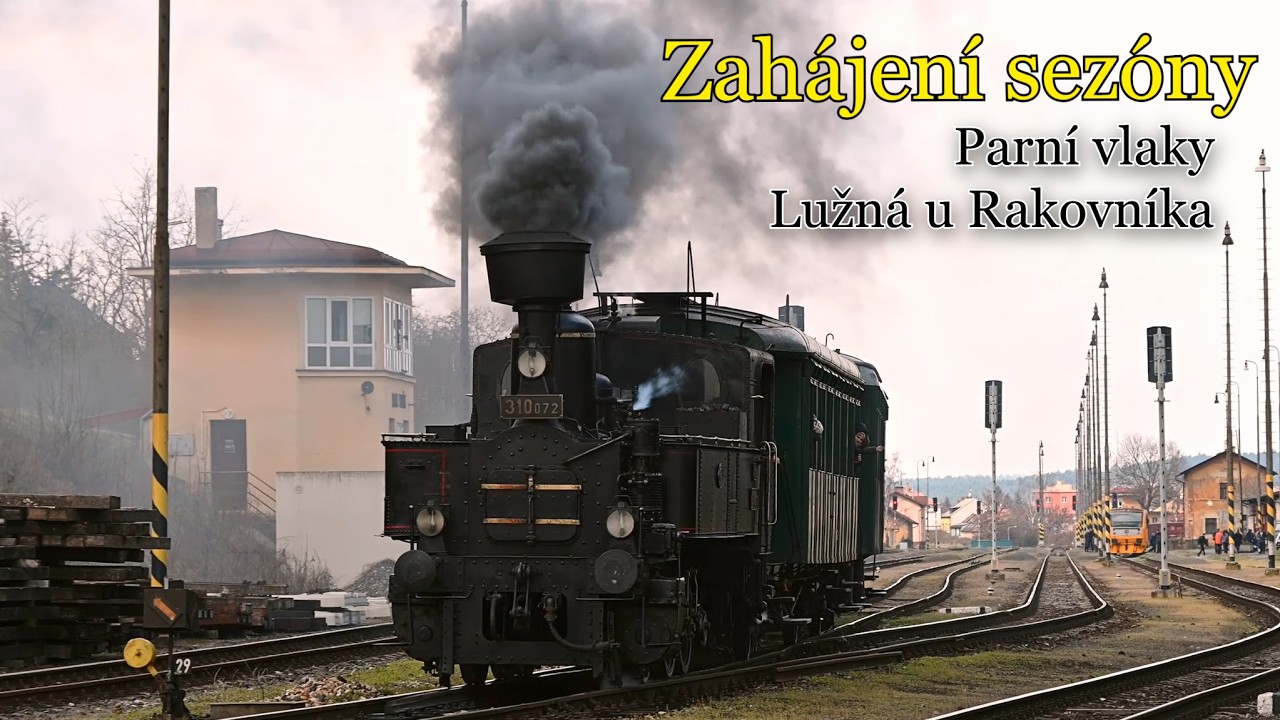 Zahájení sezóny v Lužné!🚂 / Železniční muzeum Lužná u Rakovníka (5.4 a 6.4.2025)