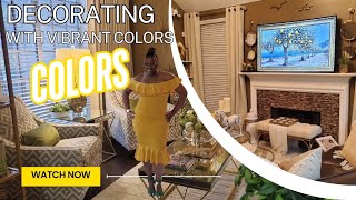 DECORATING WITH A SIMPLE POP OF COLOR CAN ELEVATE YOUR SPACE|How to Decorate with Summer Colors