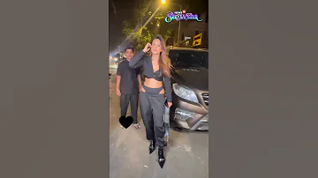 Nia Sharma Is Taking Boldness To The Next Level In Black Defying Gravity With Those Joggers N18S 