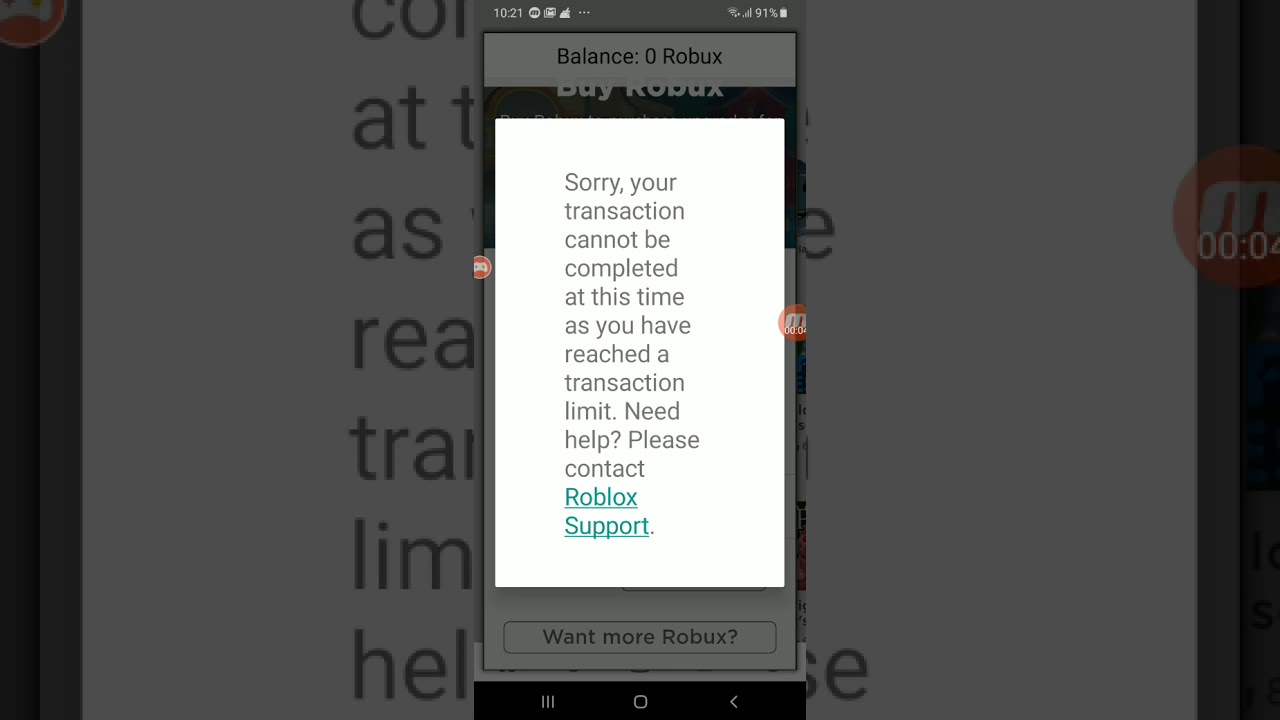 not letting me buy robux just got acc today is that maybe why? : r