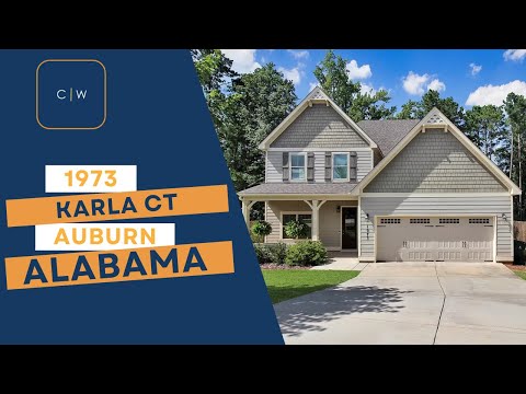 1973 Karla Ct, Auburn, AL home video tour