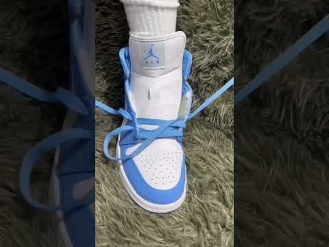 Как правильно завязывать шнурки на JORDAN1