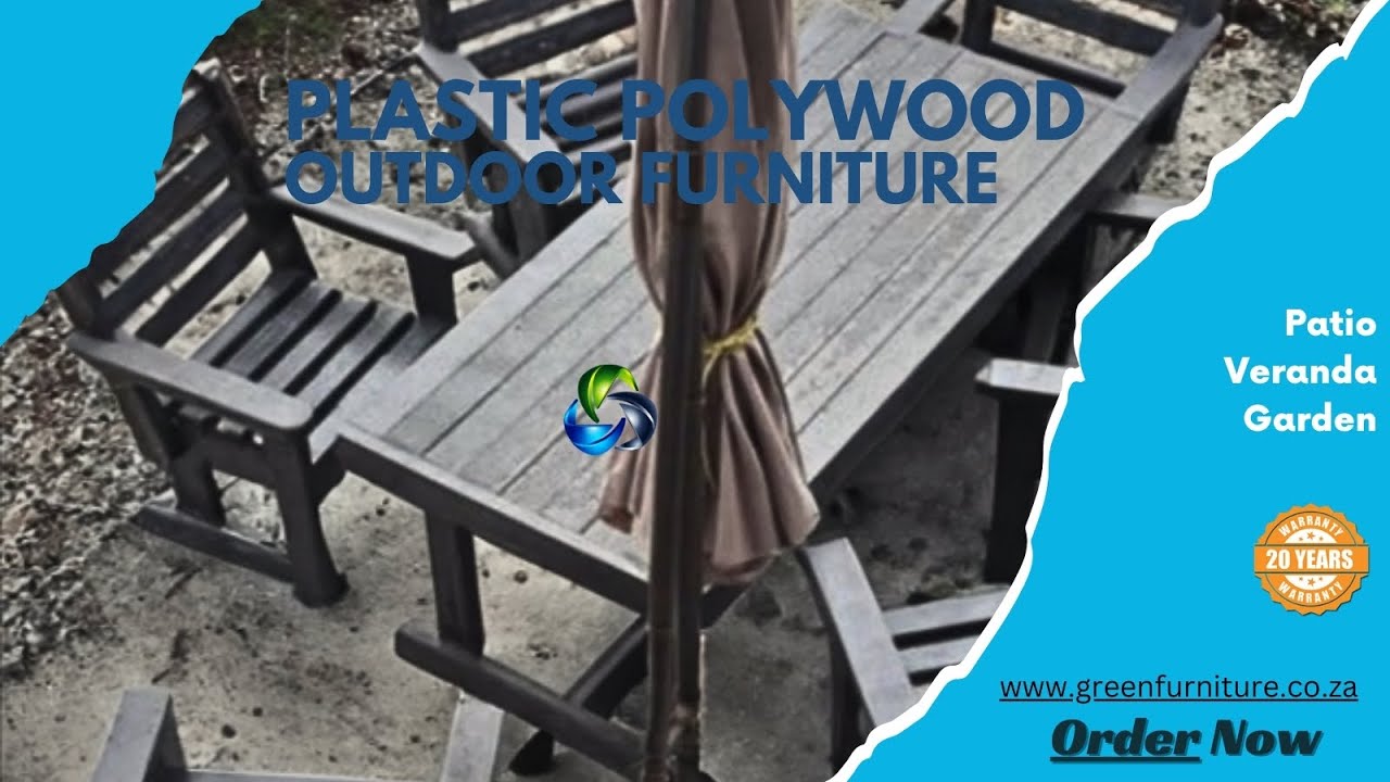 ♻️Recycled Green Plastic Garden Patio Sets | GreenFurniture