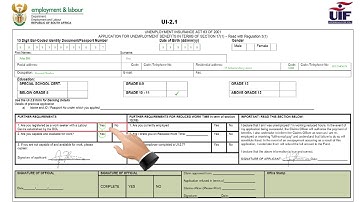 How to claim UIF Part 1 (2.1 Form Walkin/Online)