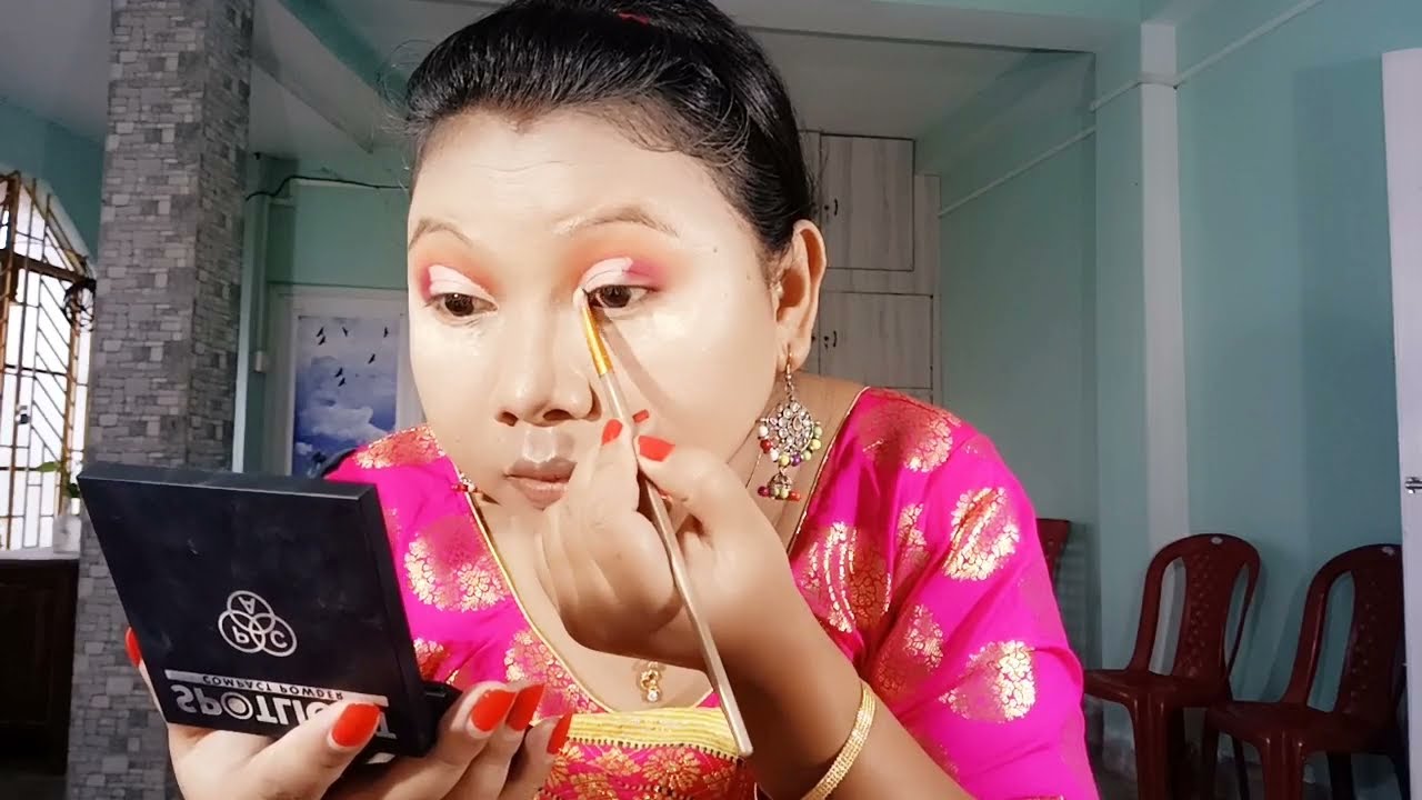 STEP BY STEP MAKEUP TUTORIAL 💄/ MA BAIDI MAKEUP JWNG SAIS JANW HAYW /BODO MAKEUP ARTIST/PARIJAT BORO