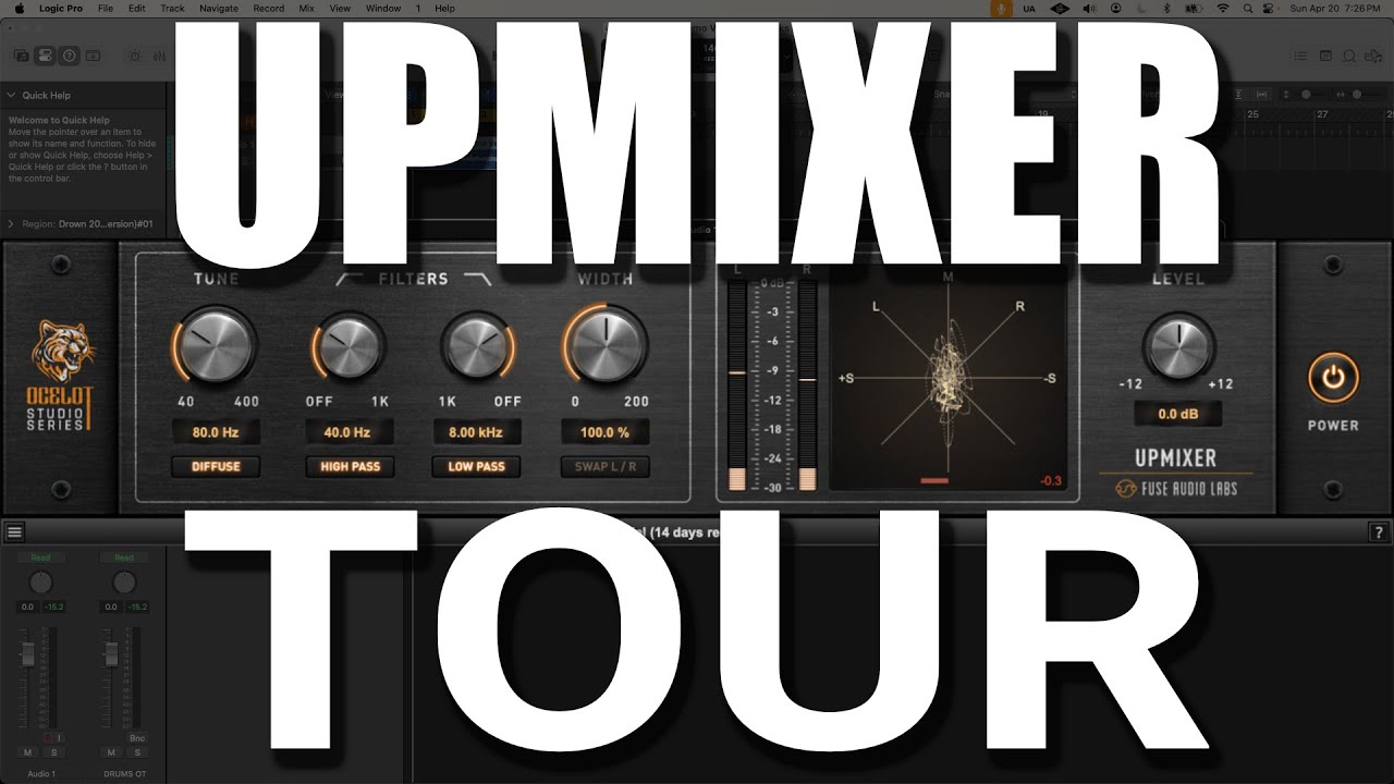 Unlock Expansive Stereo: Full OCELOT Upmixer Walkthrough by Fuse Audio Labs