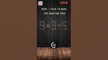 The Matchstick Puzzle: A Brain Teaser Anyone Can Solve! #shorts