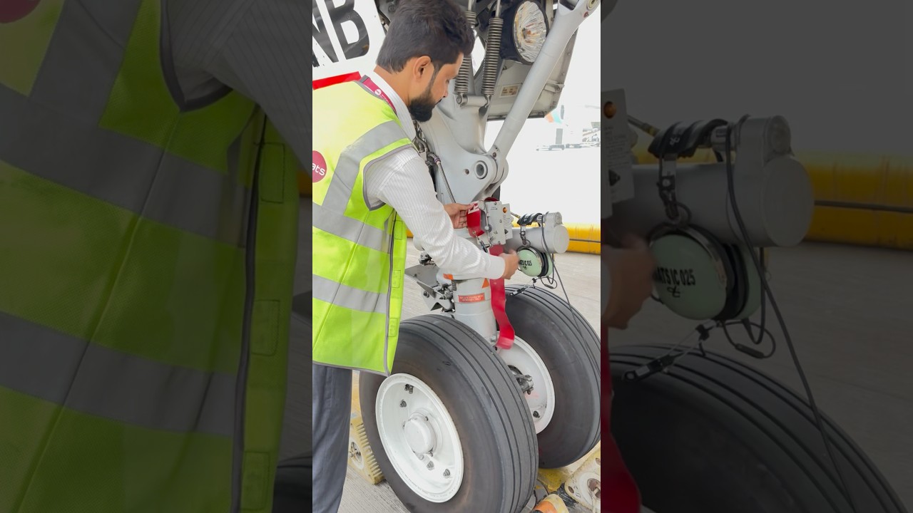 Inserting the bypass pin on Airbus320 