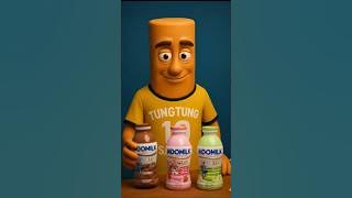 Minum susu indomilk kids semua rasa 🥰🤣🥛- Makan Sesuai Emoji 🤣🥛🥰 #shorts #asmr