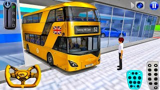 I Found a GOLDEN London Double Decker Bus in 3D Driving Class! | GaMiNg WiTh ArYaN 🚌✨ screenshot 3