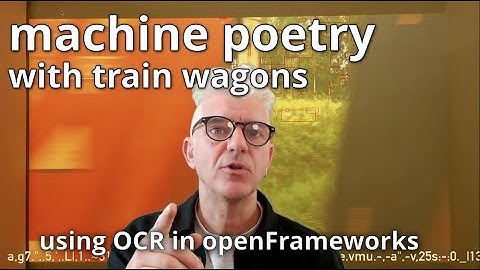 Making machine poetry with train wagons and OCR