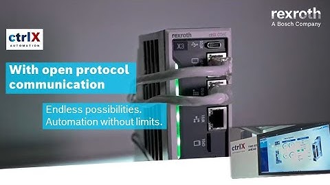 ctrlX Automation  - automation platform with open protocol communication