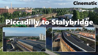 Piccadilly to Stalybridge (Cinematic) - Manchester in Transport Fever 2 - S2E6 screenshot 1