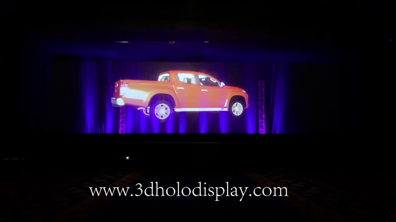 Pepper's Ghost Projection Hologram Stage 3D Holographic Projector YouTube