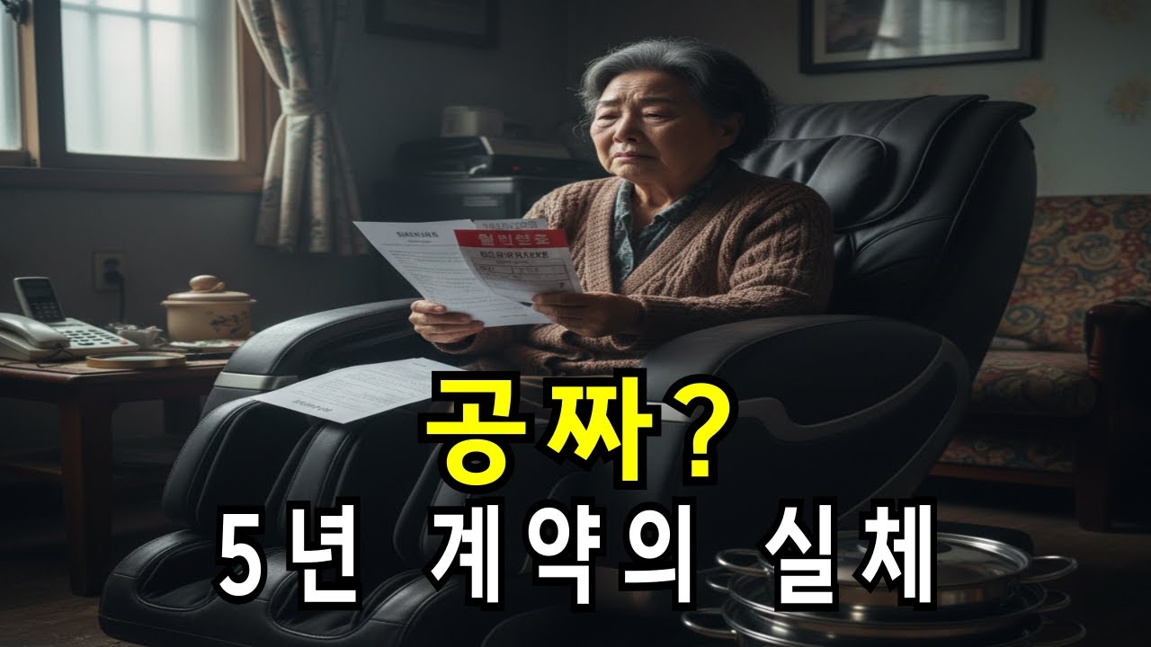 공짜 안마의자라더니... 통장에서 200만원 증발했습니다