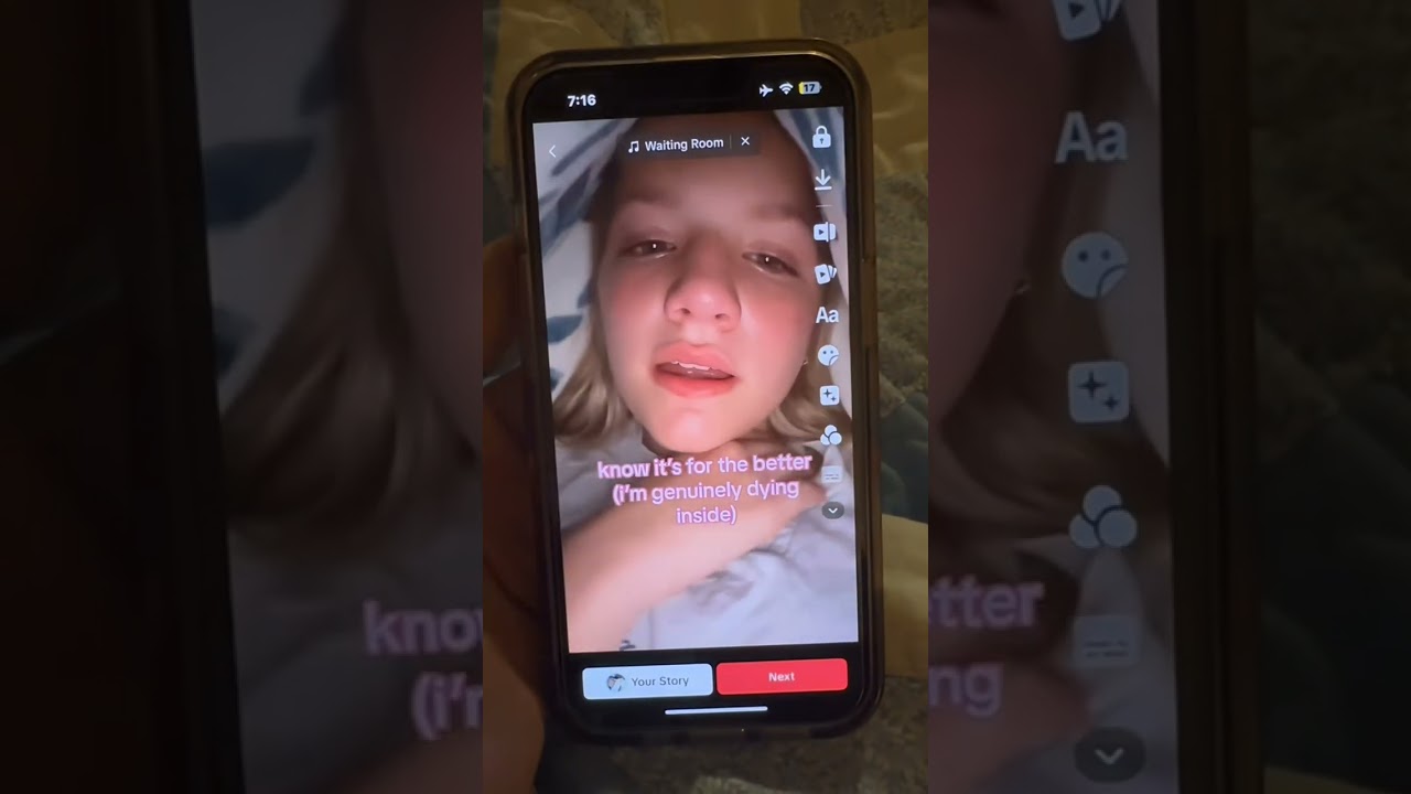 aubreigh Very last tiktok Draft The day before she passed