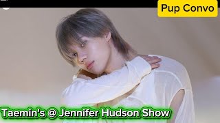 Taemin captures US audiences at The Jennifer Hudson show | Ent Stories