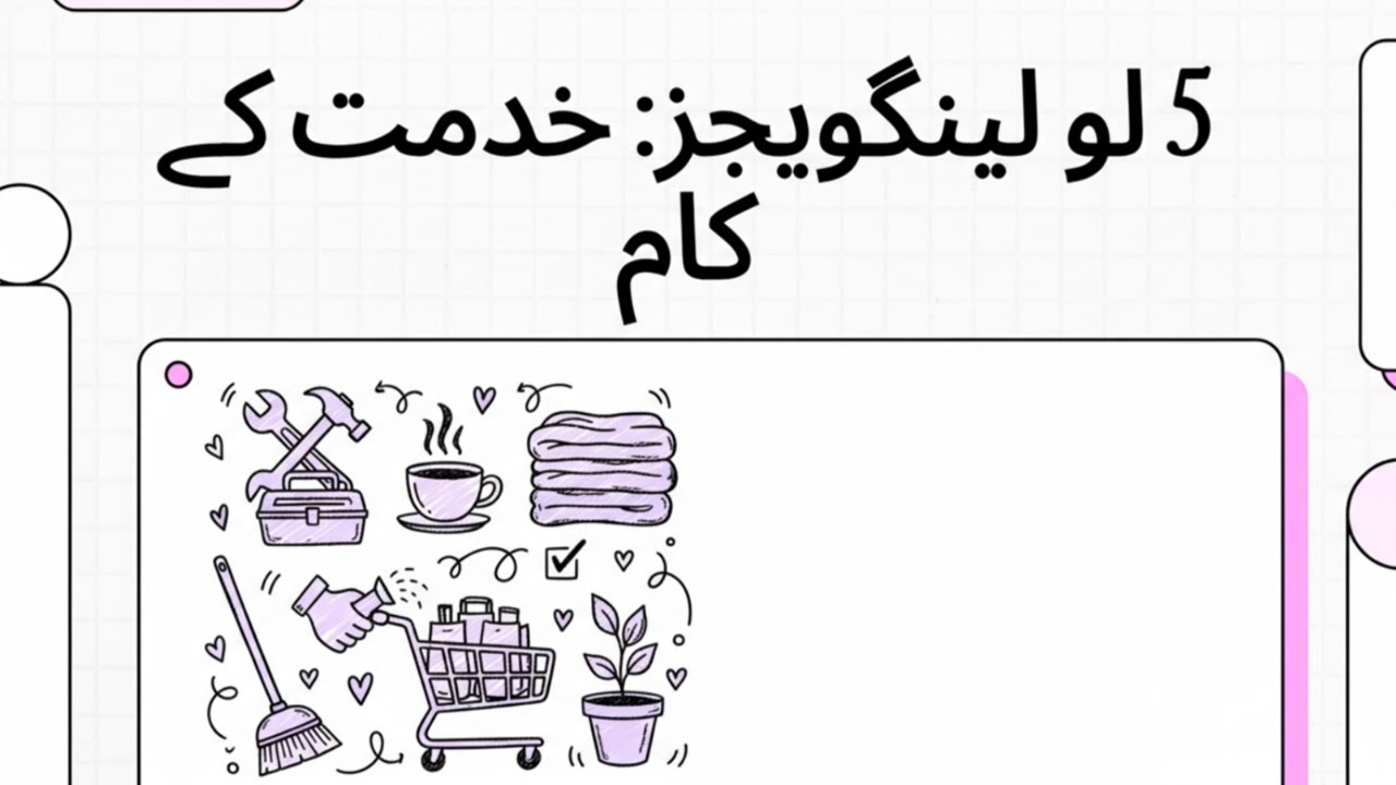 Love Language #4 Acts of Service | 5 Love Languages Chapter 7 Summary in Urdu