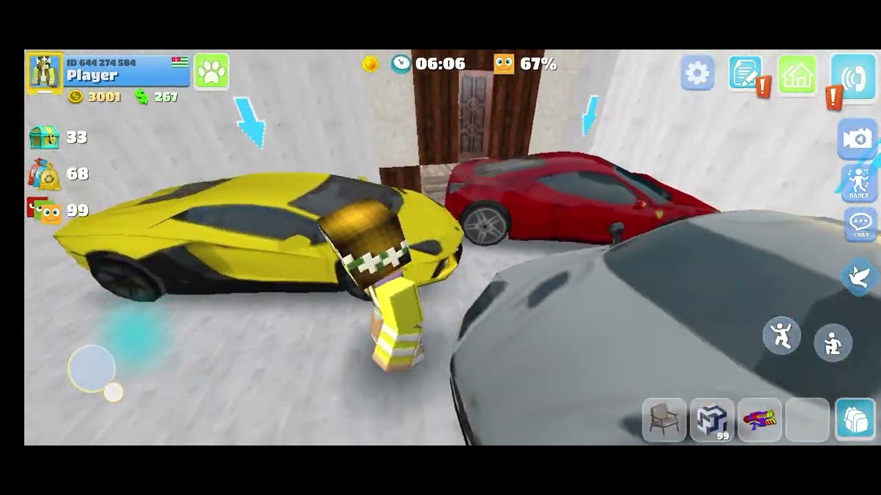 LAMBORGHINI in my MINECRAFT GARAGE 😎🤡