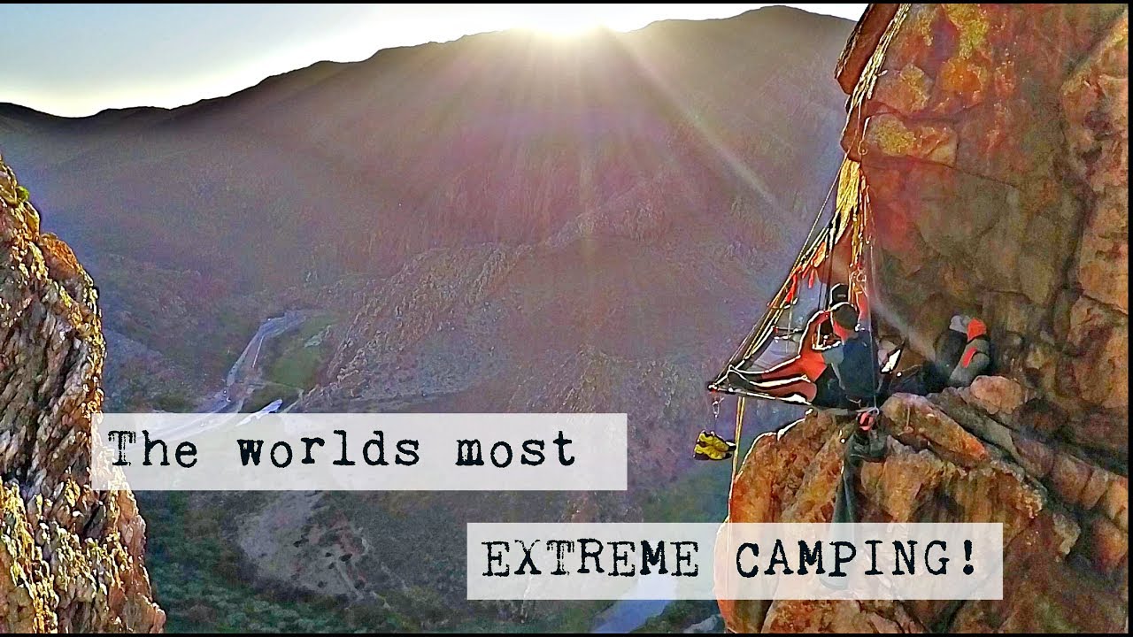 WORLDS CRAZIEST CAMPING // PORTALEDGING - YouTube