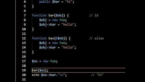PHP Lesson 6: Passing an Identifier vs. Passing a Reference