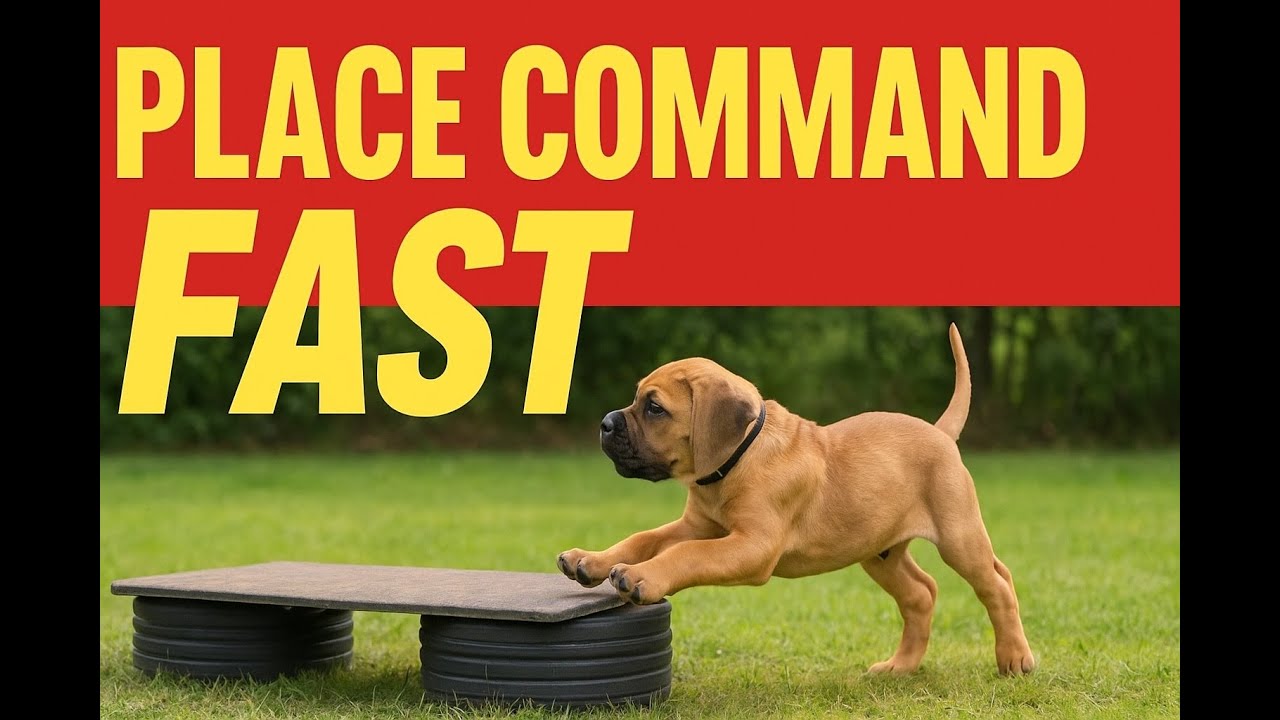 “How to Teach the Place Command (Fast & Easy Dog Training)