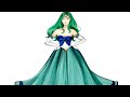 Sailor neptune holly nichols illustrationsailormoon oddlysatisfying asmr fashionillustration