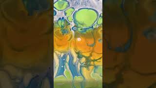 Acrylic pouring : A quelle vitesse sèche la peinture ? #shorts #acrylicpouring