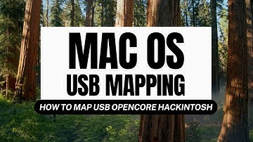 How to Map USB for macOS Opencore Hackintosh on Windows