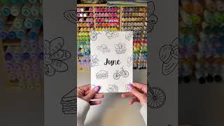Help me pick a theme for my June Bujo ✨ #bulletjournal #journaling #junkjournal #fyp #viral #foryou