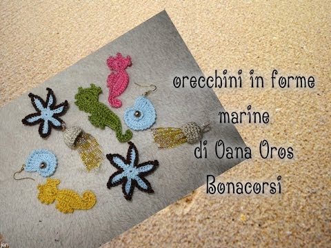 Tutorial Orecchini In Forme Marine Conchiglia Youtube