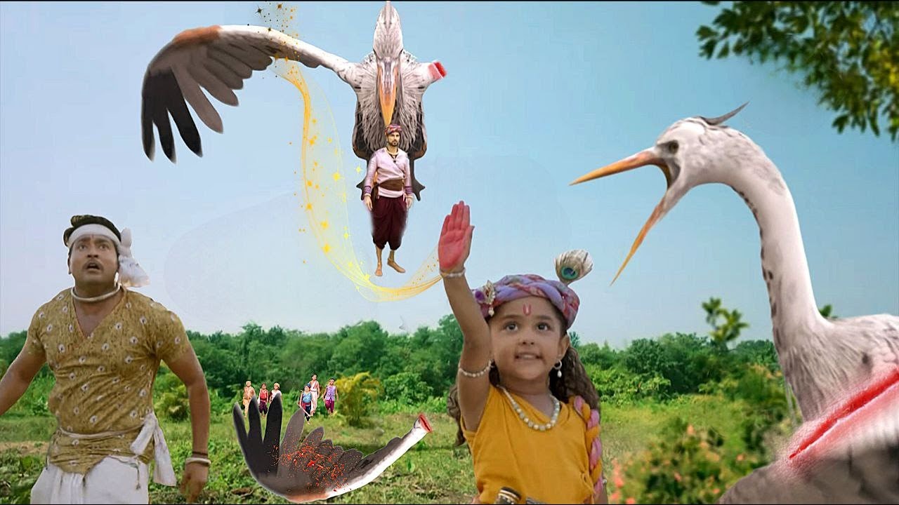 गुस्से में आया कान्हा जब बकासुर ने बाबा पर किया हमला! || Yashomati Maiyaa Ke Nandlala ||