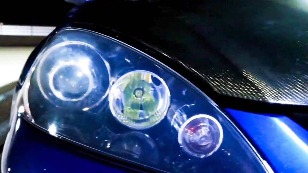 HOW TO PROJECTOR RETROFIT HEADLIGHTS RSX !! (the right way) YouTube