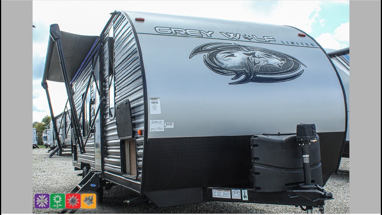 USED 2021 Grey Wolf 22MKSE Travel Trailer All Seasons RV Dealer in Streetsboro, Ohio.