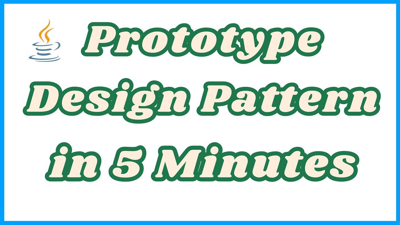 Prototype Design Pattern - YouTube