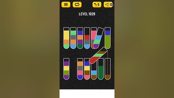 【Water Sort Puzzle】 Level 1029