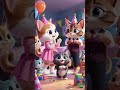 jump jump 😲 cat family ka surprise dance  | Fun Kids Rhyme #kidsshorts