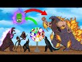 Evolution of GODZILLA SHIN EARTH: Rotation Luck - Size Comparison [#3] - CARTOON FUNNY