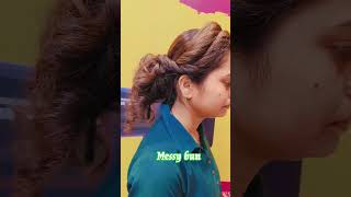 messy bun # bun #messybunhairstyle #trending #youtube #deepikamekupartist